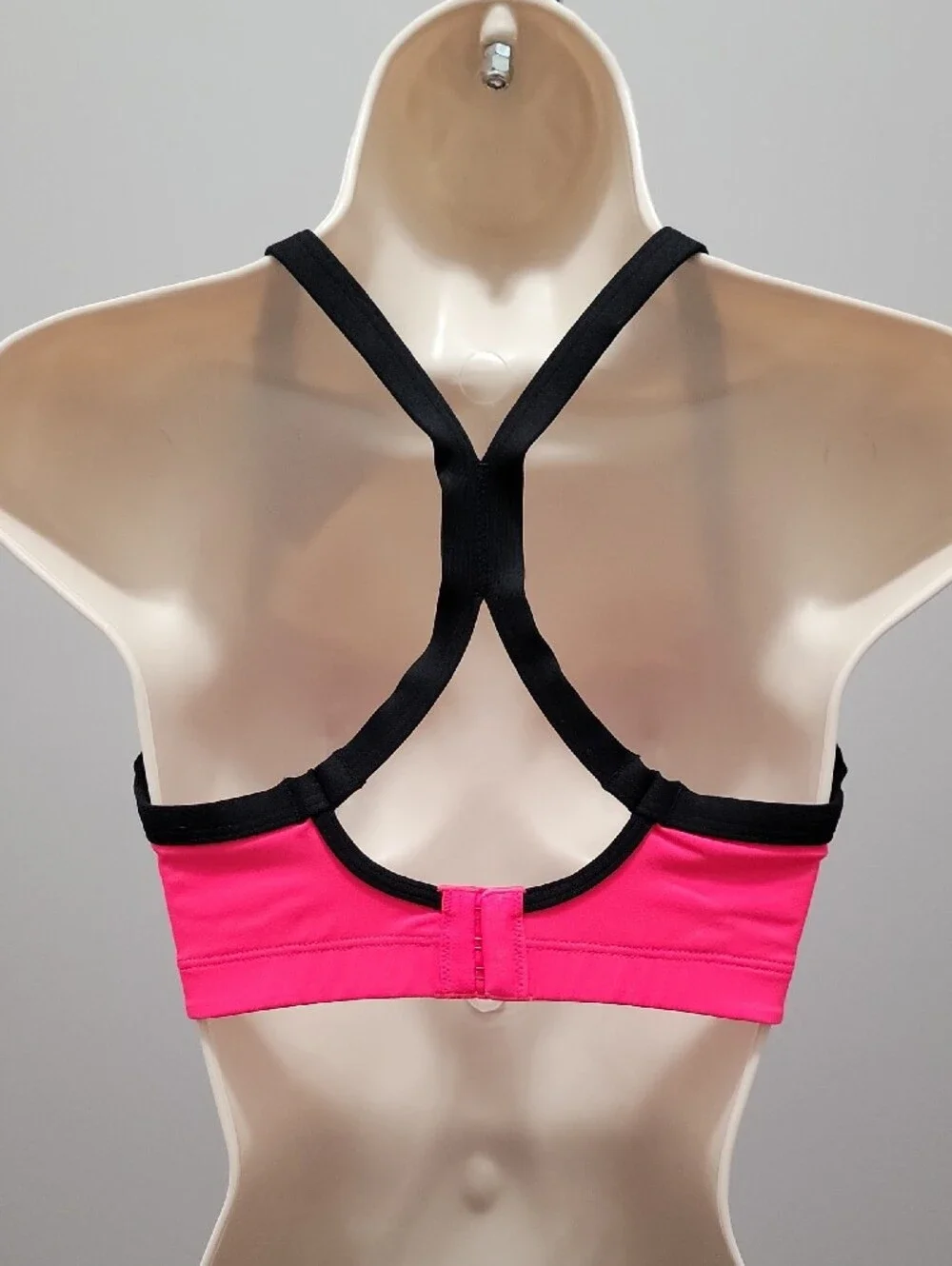 Victoria's Secret VSX Angel Underwire Sports Bra 32D Neon Red W/ Black Trim 2013